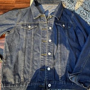 Oversized denim jacket